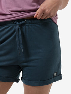 super.natural Wide naisten merinovillaiset shortsit