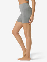 super.natural Liquid Flow naisten merinovillaiset shortsit, Cashmere Grey Melange
