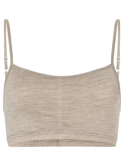Naisten Cosy Bra -urheiluliivi, väri Vintage Khaki Melange – tuotekuva edestä