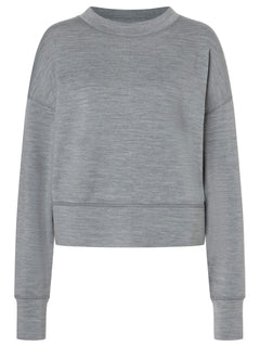 Naisten Krissini Sweater -paita, väri Cashmere Grey Melange – tuotekuva edestä