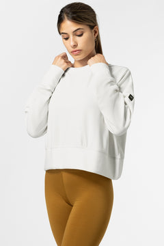 super.natural Krissini Sweater naisten merinopaita, Fresh White