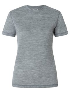 Naisten Sierra140 -T-paita, väri Cashmere Grey Melange – tuotekuva edestä
