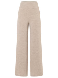 Naisten Comfy Culotte -housut, väri Vintage Khaki Melange – tuotekuva edestä