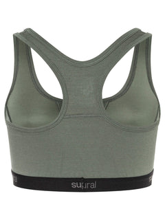 Naisten Tundra220 Semplice Bra -liivi, väri Eucalyptus – tuotekuva takaa