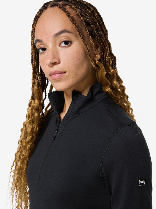 NAISTEN ARCTIC230 ZIP 1/4 MERINOPAITA