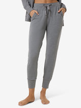 super.natural Everyday Jogg naisten merinovillaiset housut, Cashmere Grey Melange