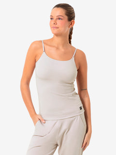 super.natural Flexy naisten merinovillainen toppi, White Stone