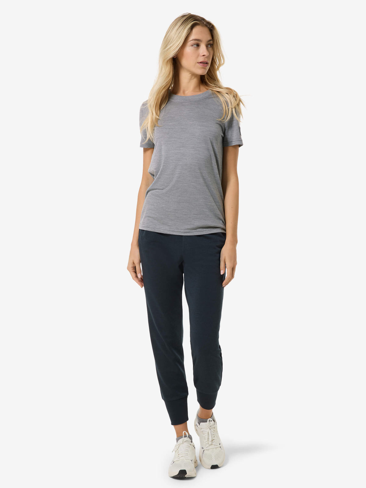super.natural Casual Rib Bio J naisten merinovillainen t-paita