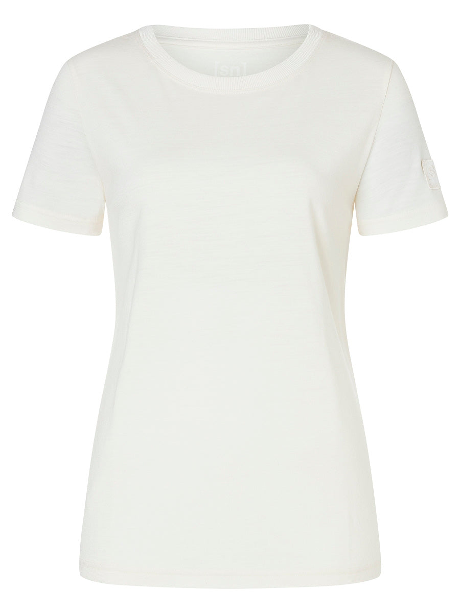 super.natural Casual Rib Bio J naisten merinovillainen t-paita