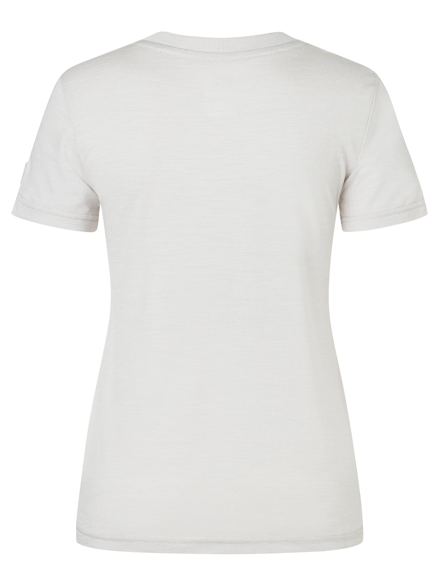 super.natural Casual Rib Bio J naisten merinovillainen t-paita