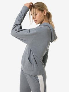 super.natural Favourite Pocket naisten merinovillainen huppari