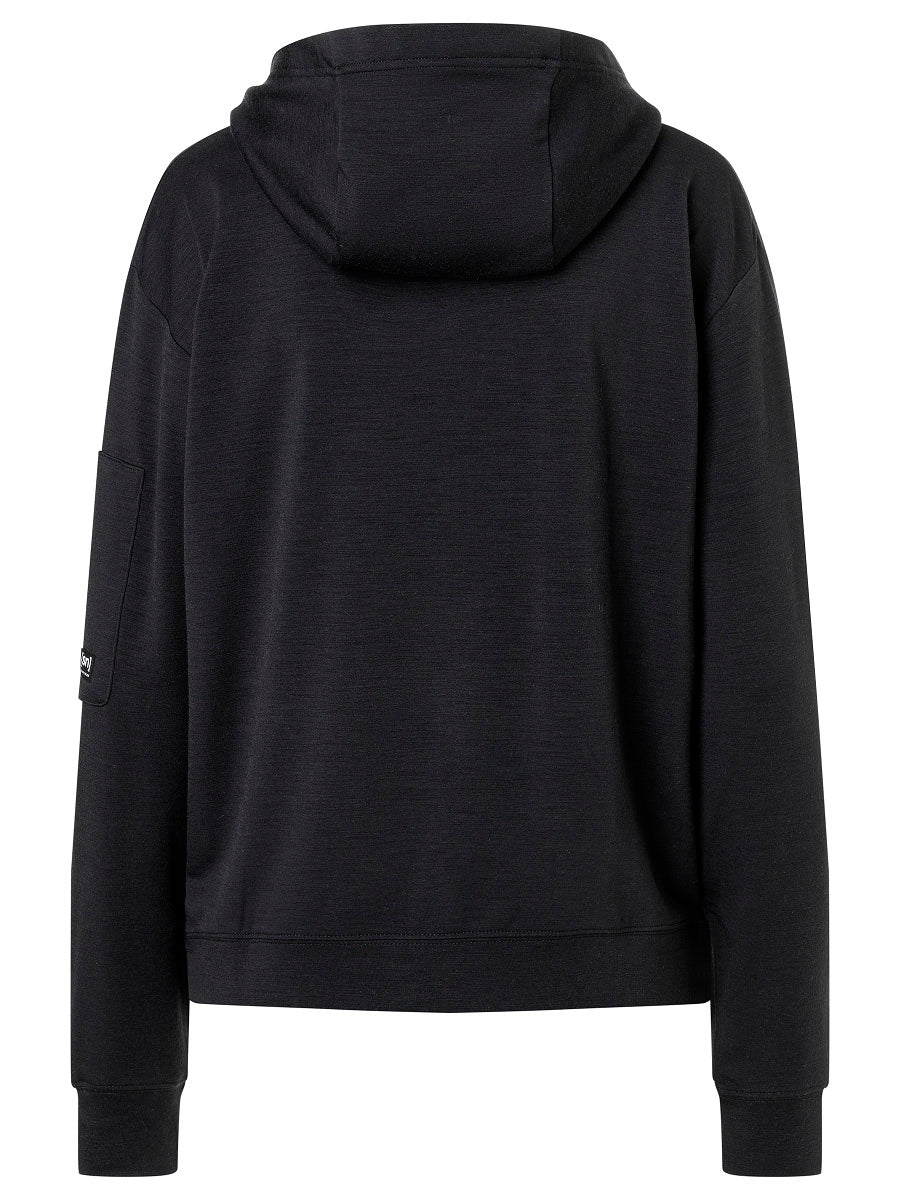 super.natural Favourite Pocket naisten merinovillainen huppari
