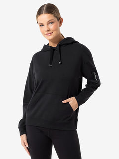 super.natural Favourite Pocket naisten merinovillainen huppari, Jet Black