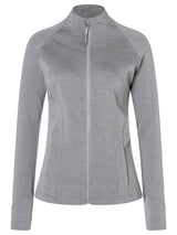 super.natural Movement naisten merinovillainen takki, Cashmere Grey Melange/Jet Blac