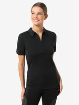 super.natural Zip Polo naisten merinovillainen t-paita