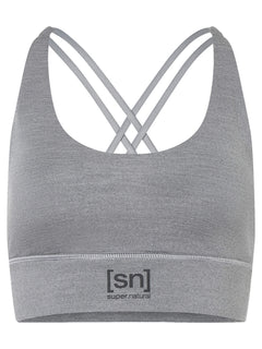 Naisten All Day Super Top -merinotoppi, väri Cashmere Grey Melange – tuotekuva edestä