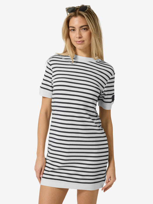 NAISTEN CASUAL STRIPE BIO DRESS - RAIDALLINEN MEKKO