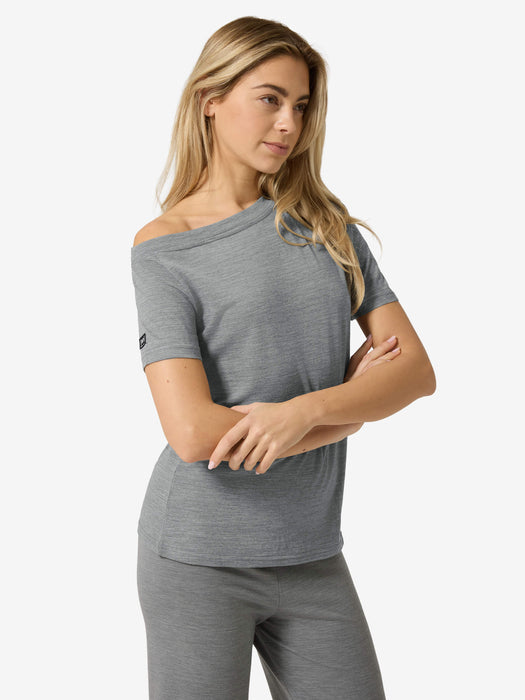 SUPER NATURAL DROP SHOULDER TEE NAISTEN T-PAITA