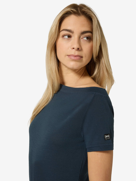SUPER NATURAL DROP SHOULDER TEE NAISTEN T-PAITA