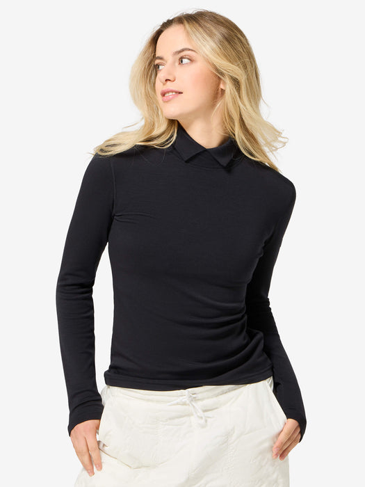 W SPLIT BRUSH TURTLENECK – mallin päällä