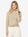 W SPLIT BRUSH TURTLENECK – mallin päällä