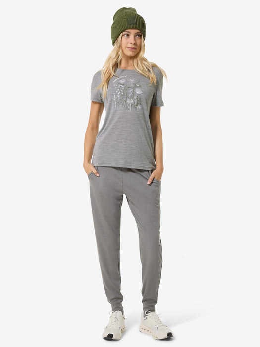 WOMEN'S ROCK FLOWERS T-SHIRT