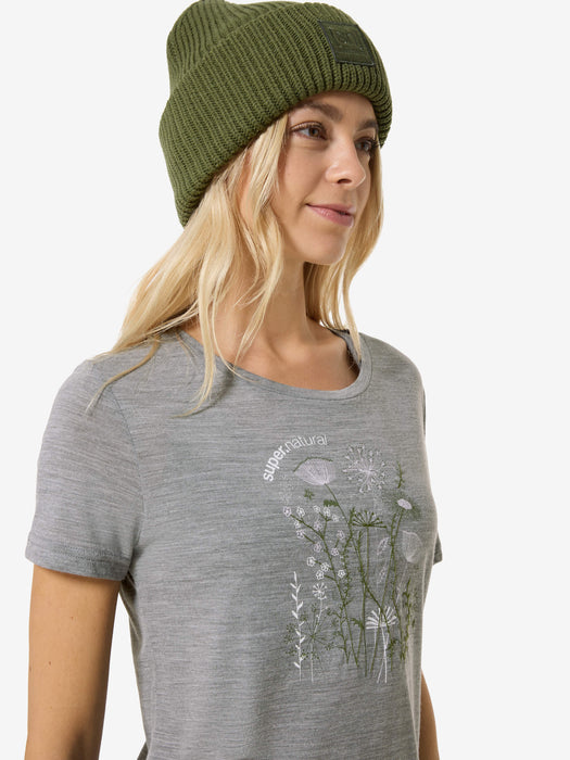 WOMEN'S ROCK FLOWERS T-SHIRT