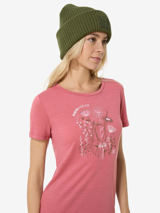 WOMEN'S ROCK FLOWERS T-SHIRT