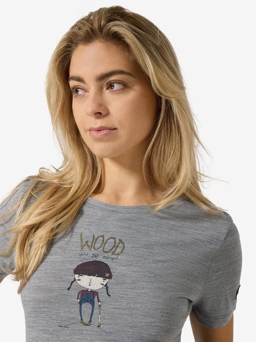NAISTEN WOOD CRAFTINE T-PAITA