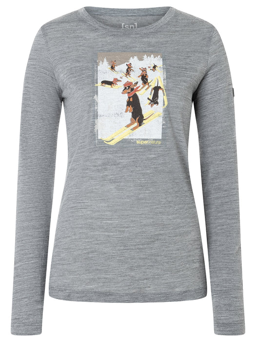 NAISTEN DACHSHUND PARTY PITKÄHIHAINEN PAITA