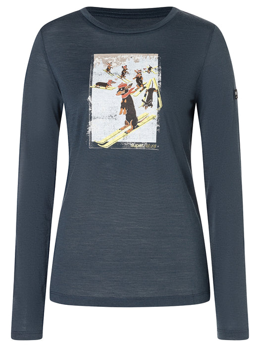 NAISTEN DACHSHUND PARTY PITKÄHIHAINEN PAITA