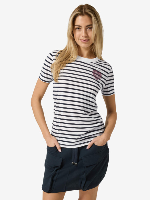 NAISTEN STRIPE HEARTWOOD BIO J T-PAITA