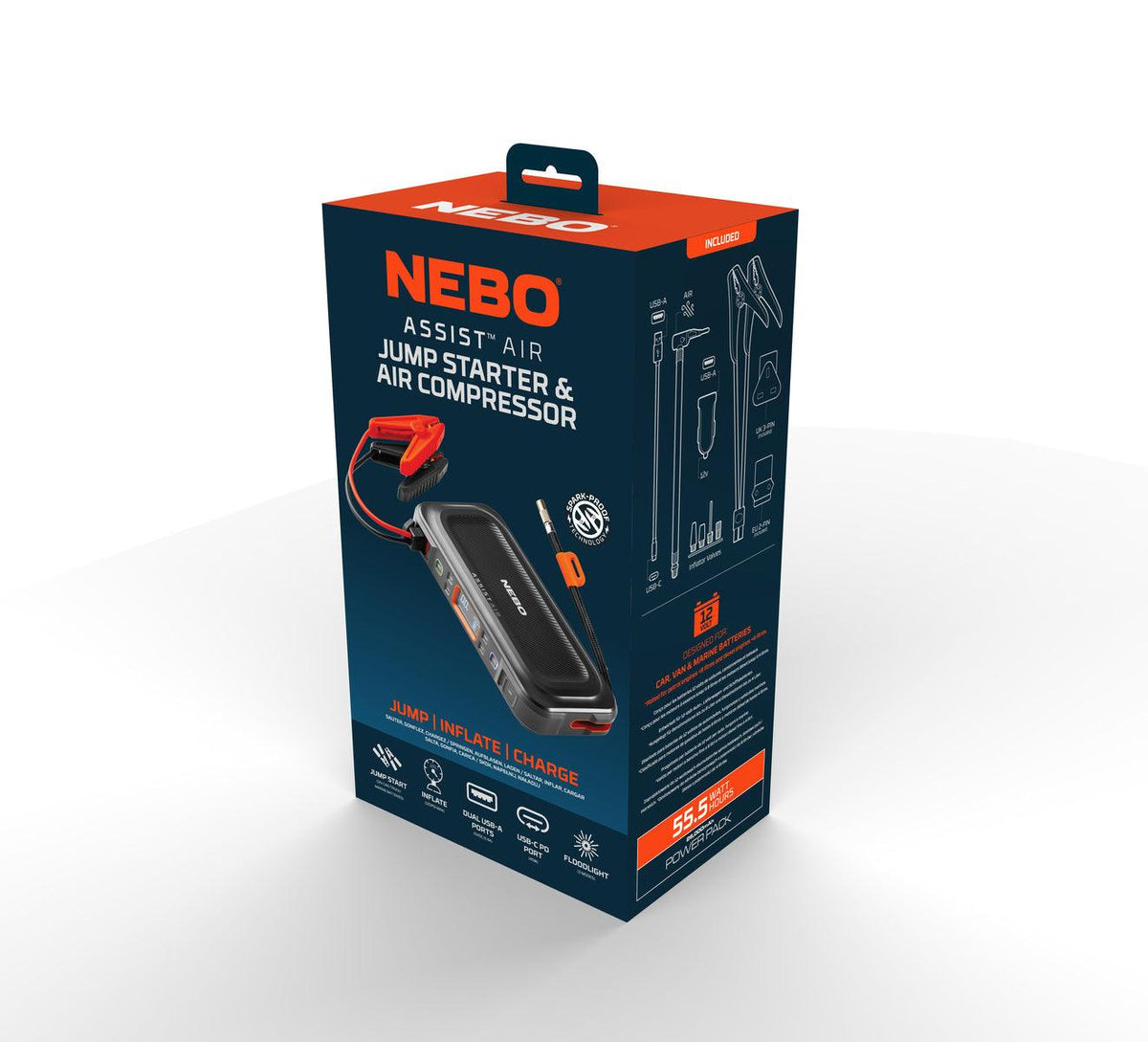 Nebo Assist Air Jump Starter