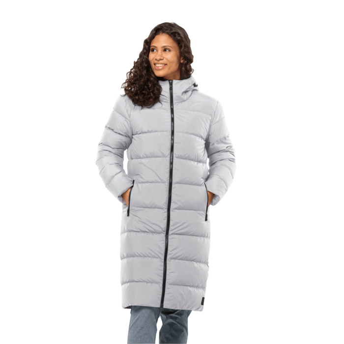 Jack Wolfskin Naisten Frozen Palace Coat untuvatakki, moonwalk