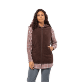 Jack Wolfskin High Curl Long Vest W, boysenberry