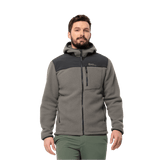 Jack Wolfskin Miesten Kammweg Pile fleecetakki, smokey grey