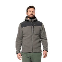 Jack Wolfskin Miesten Kammweg Pile fleecetakki, smokey grey