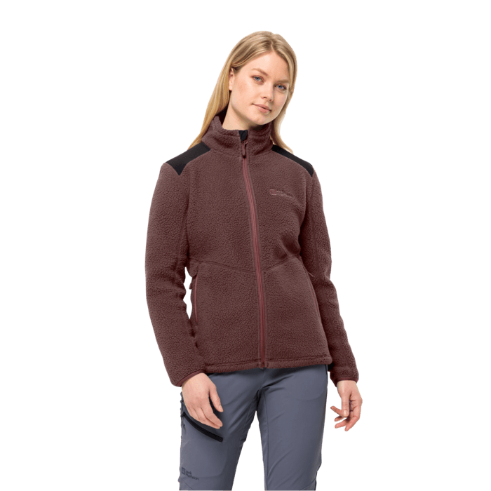 Jack Wolfskin Kammweg Pile FZ W, dark maroon