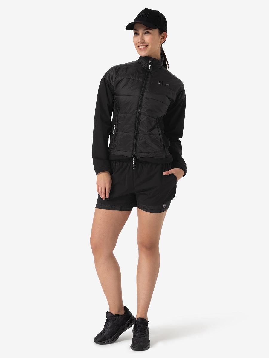 super.natural Double Layer naisten merinovillaiset shortsit