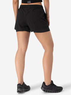 super.natural Double Layer naisten merinovillaiset shortsit