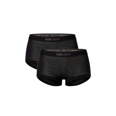 super.natural Tundra175 Hipster 2-Pack naisten merinovillaiset alushousut