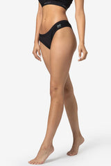 super.natural Tundra175 Thong naisten merinovillaiset alushousut, Jet Black