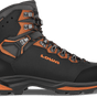 black/orange