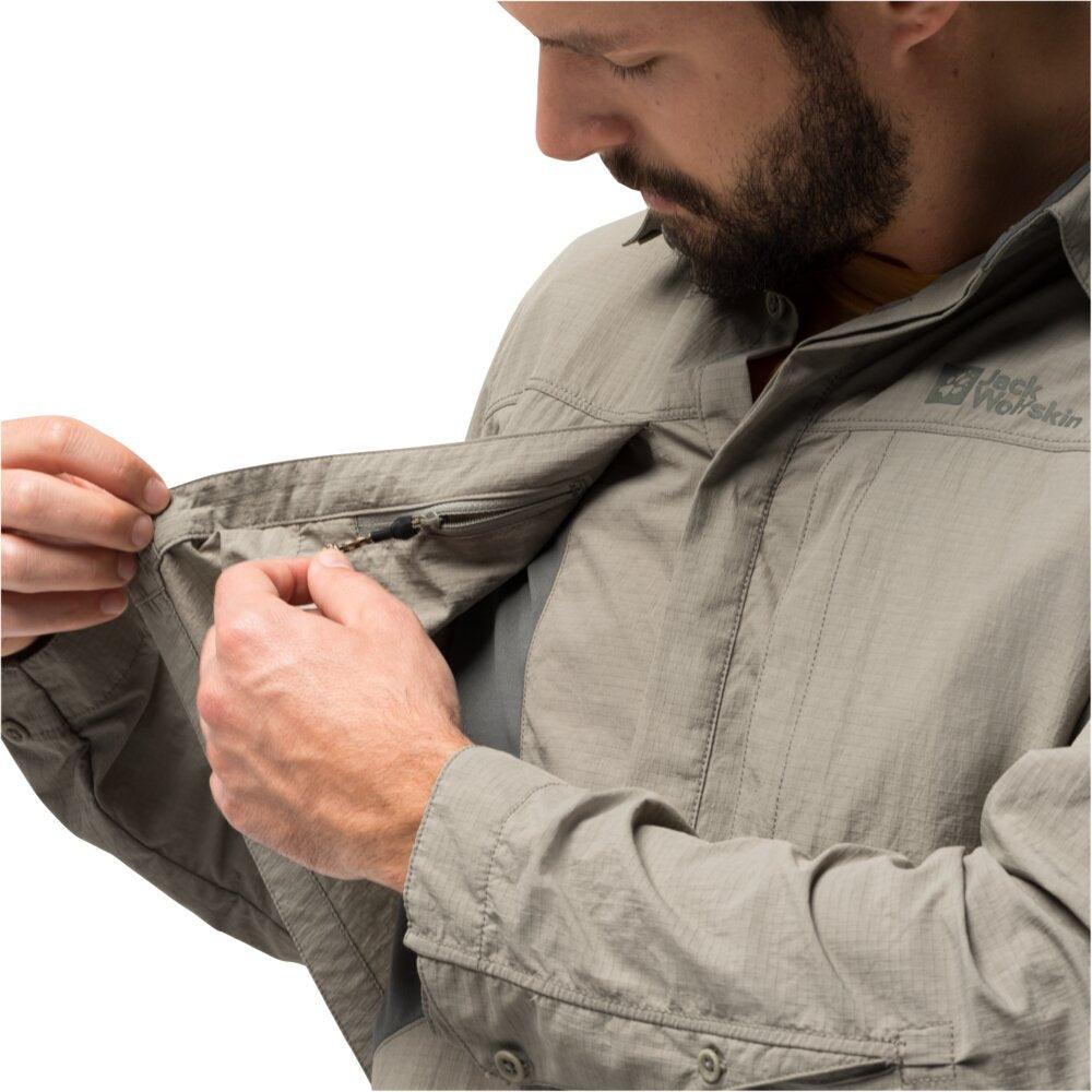 Jack Wolfskin Diskovera LS Shirt M
