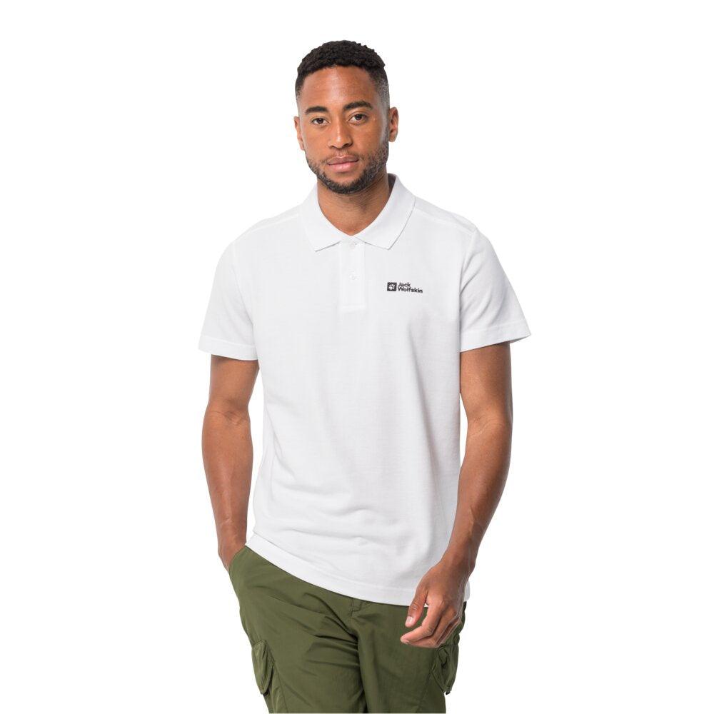 Jack Wolfskin Essential Polo M, white