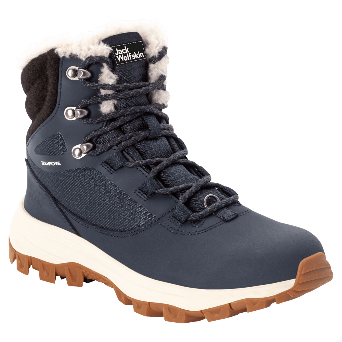Jack Wolfskin Naisten Everquest Texapore korkeavartinen talvikenkä, Night Blue