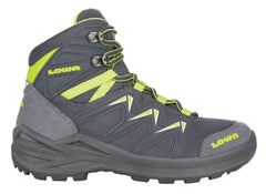 LOWA Innox PRO GTX Mid Junior, Steel Blue/Lime