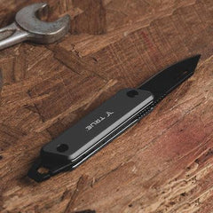 True Utility MODERN KEY CHAIN KNIFE - Grey (Hang Pack)