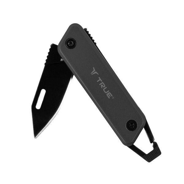 True Utility MODERN KEY CHAIN KNIFE - Grey (Hang Pack)