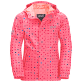 Jack Wolfskin Tucan Dotted Jacket Kids, pink lemonade all over